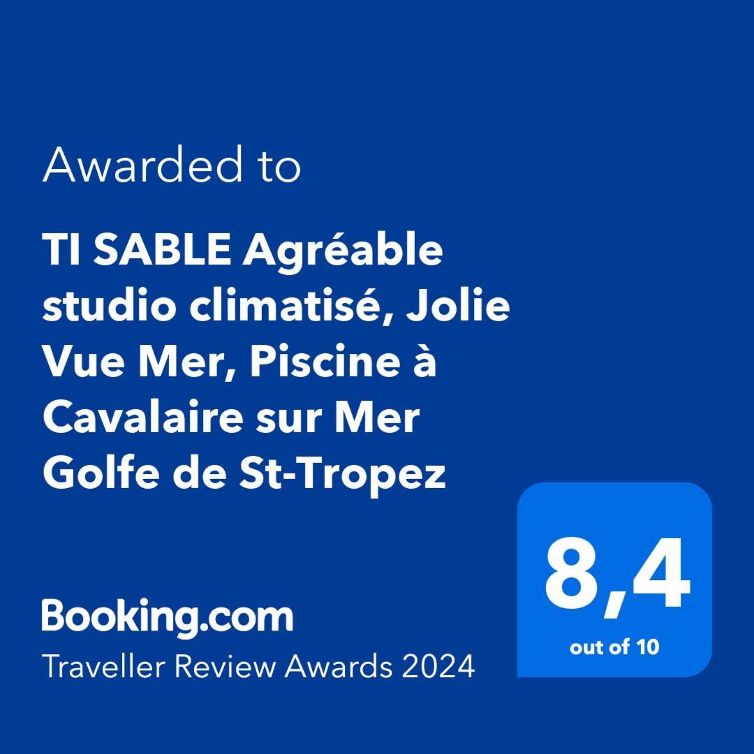 "Ti Sable" Agreable Studio Climatise, Jolie Vue Mer, Piscine A Cavalaire Sur Mer Golfe De St-Tropez Ngoại thất bức ảnh